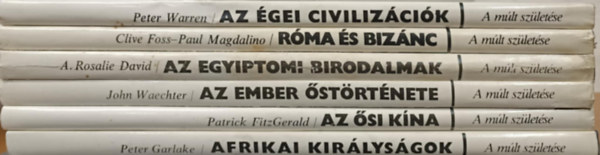 John Waechter, Peter Garlake Peter Warren - A m�lt sz�let�se k�nyvcsomag