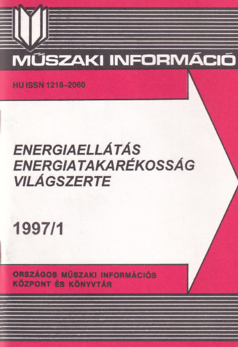 Peth� Etelka - Energiaell�t�s, energiatakar�koss�g - Vil�gszerte 1997. 1