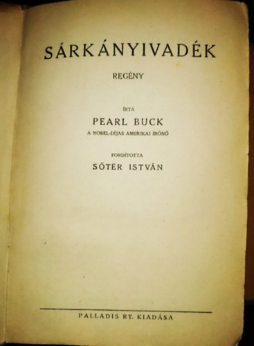 Pearl S. Buck - Sárkányivadék