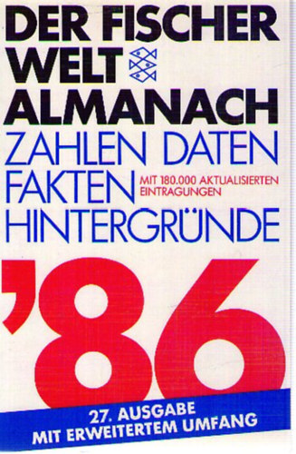Gustav, Dr. Prof. Fochler-Hauke - Der Fischer Weltamanach '86