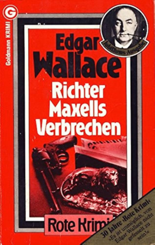 Edgar Wallace - Richter maxell's Verbrechen