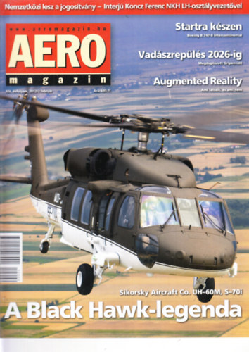 Sajtos Zoltn - Aero magazin 2012. februr -  2013. janur, teljes vfolyam, lapszmonknt