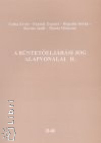 Bba s Trsai Kiad - A bnteteljrsi jog alapvonalai II.