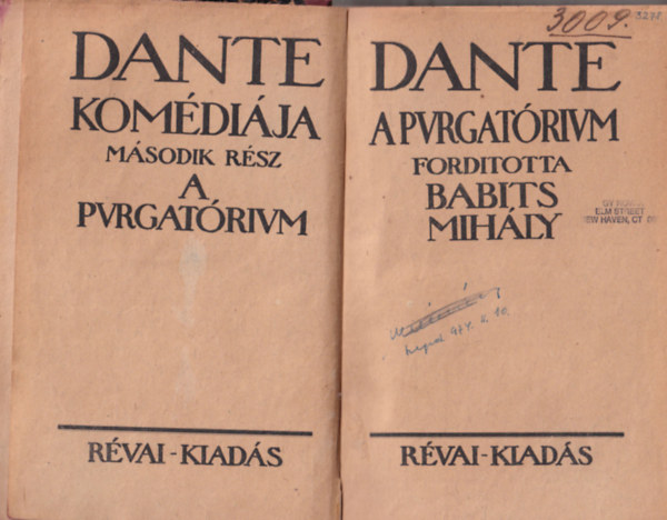 Babits Mih�ly  (ford.) - A purgat�rium - Dante kom�di�ja  II. r�sz