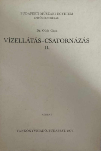 Dr. lls Gza - Vzellts-csatornzs II.