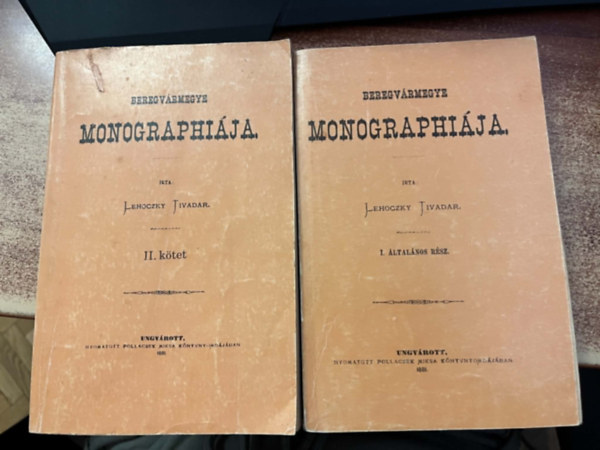 Lehoczky Tivadar - Beregvármegye monographiája I-II.