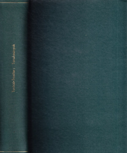 Turczi-Trostler Jzsef - Tanulmnyok