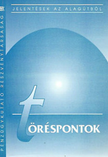 Petschnig Mria Zita  (szerk.) - Trspontok - Jelents a magyar gazdasg 1995. vi folyamatairl