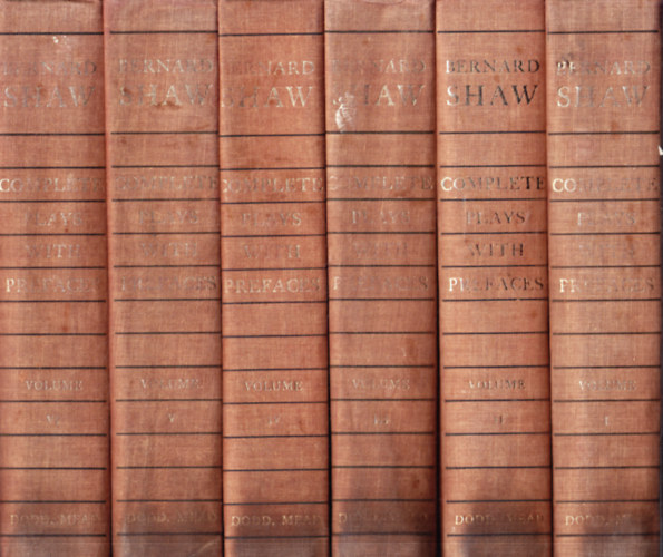 Bernard Shaw - Bernard Shaw: Complete Plays with Prefaces, (6 Volume Set)