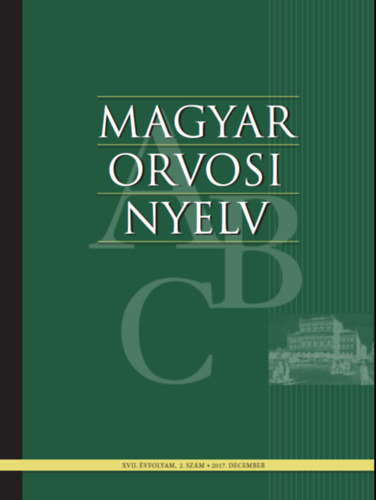 Dr. Bősze Péter (szerk.) - Magyar orvosi nyelv - IX. évfolyam, 2. zám 2009. december