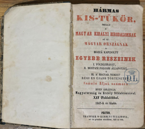 Csorba Csaba - Kovts Dniel - Hrmas kis-tkr 1847.