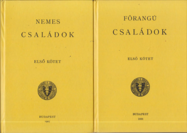 Nemes csaldok + Frang csaldok (Magyar Nemzetisgi Zsebknyv I/1. s I/2.) (reprint)