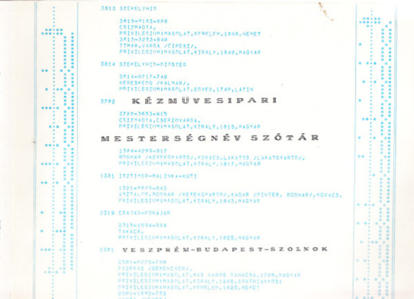 Nagy Lajos - Kzmvesipari mestersgnv sztr. Magyar-latin-nmet, latin-magyar-nmet, nmet-magyar-latin nyelven