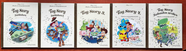 Walt Disney - Mesk az aranygyjtemnybl 5db: Toy Story - Jtkhbor 1,2,3,4+Toy Story Kalandos vlts