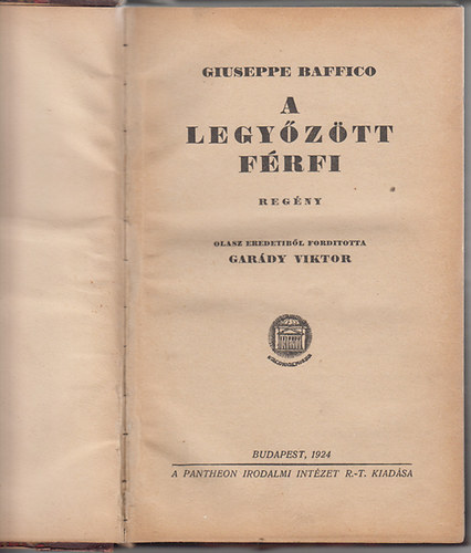 Giuseppe Baffico - A legy�z�tt f�rfi