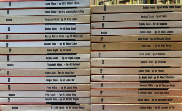 Így élt sorozat 29 könyv