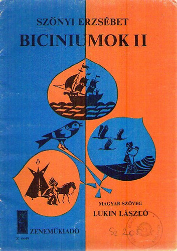Sz�nyi Erzs�bet - Biciniumok II. (Amerikai �s kanadai n�pdalok)