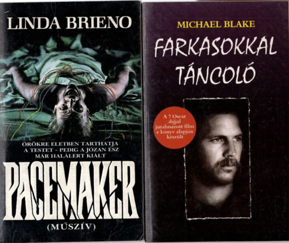 James Neal Harvey, Timothy Miller, Linda Brieno Steven Spruill - 5 db krimi: Farkasokkal táncoló, Pacemaker, Az átverés művészete, Az őrület logikája, Vérbank