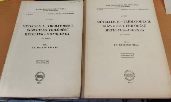 Dr. Edelnyi Bla Dr. Molnr Klmn - Mtelyek I-II. II. ktet 4.-5. fzet: Kzvetlenfejlds mtelyek + Kzvetett fejlds mtelyek (2 ktet)