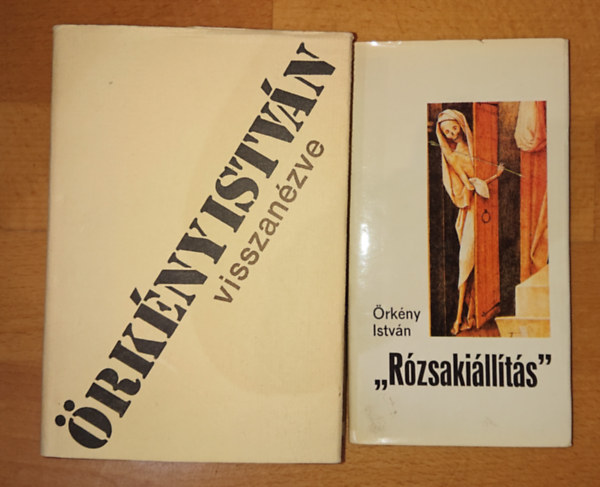 Örkény István - 2 db Örkény István kötet: Visszanézve, Rózsakiállítás
