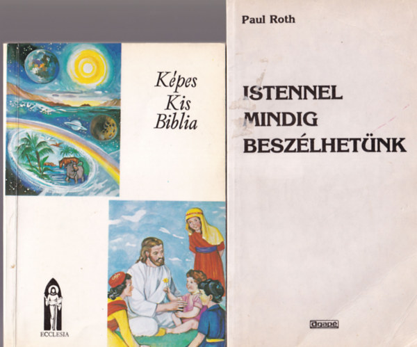 Gyrki Lszl, Paul Roth, Keszthelyi Ferenc Selma Lagerlf - 4 db vallsi knyv ( egytt ) 1. Kpese Kis Biblia, 2. Istennel mindig beszhetnk, 3. A biblia fldjn, 4. Krisztus legendk
