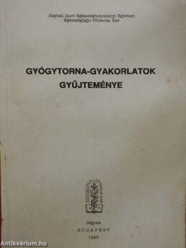 Gl Lszln - Gygytorna gyakorlatok gyjtemnye