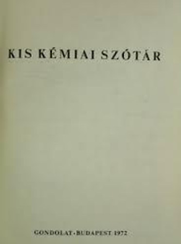 Jerzy  Chodkowski (szerk.) - Kis kmiai sztr