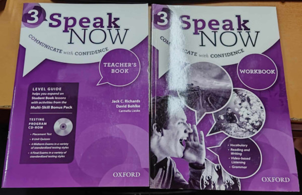 Oxford University Press - 2 db Speak Now 3.: Teacher's Book + Workbook + CD