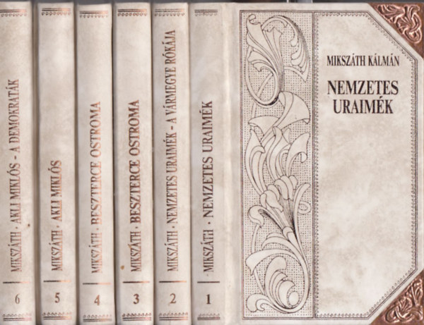 Miksz�th K�lm�n munk�i 1-67. (hi�ny: 37, 38, 39, 40. k�tet) + H�trahagyott munk�i I-II. (65 db. k�tet)