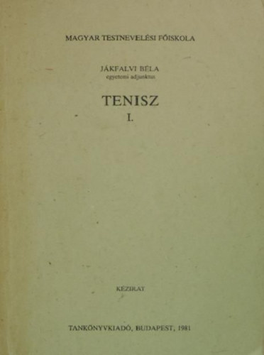 Jkfalvi Bla - Tenisz I.