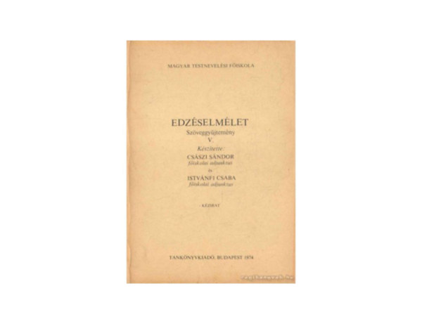 Edz�selm�let - Sz�veggy�jtem�ny V.