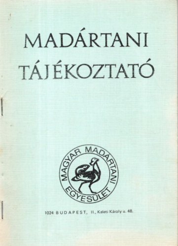 Madrtani tjkoztat 1978 mjus- jnius