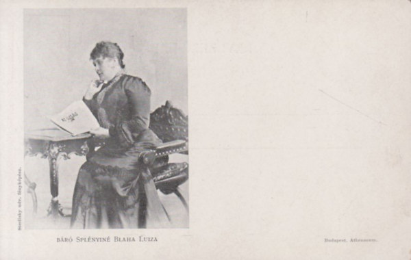 B�r� Spl�nyin� Blaha Lujza (1850-1926) (k�peslap)