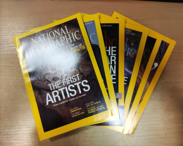 National Geographic 2015 January-February-March-April-October-December (6 db sz�rv�nysz�m)