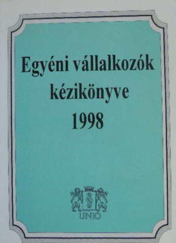 Egyni vllalkozk kziknyve 1998