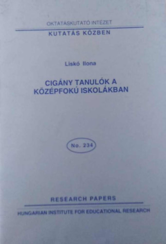 Lisk Ilona - Cigny tanulk a kzpfok iskolkban