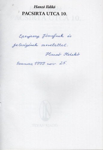 Pacsirta utca 10. (dedik�lt)