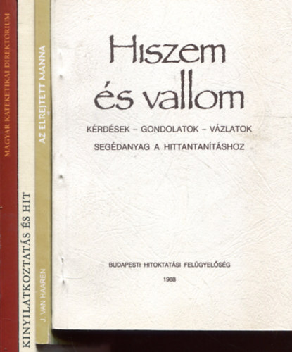 dr. Koncz Lajos - J. Van Haaren s msok - Hit - valls knyvcsomag (4db)