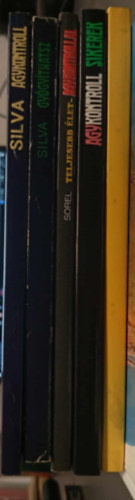 Robert Stone, Maria Sorel, Domján László Silva,José-Miele,Philip - Agykontroll csomag (5 darab) Agykontroll Silva módszerével; Gyógyíthatsz; Teljesebb élet-Agykontrollal; Agykontroll sikerek; Agykontroll mesterfokon