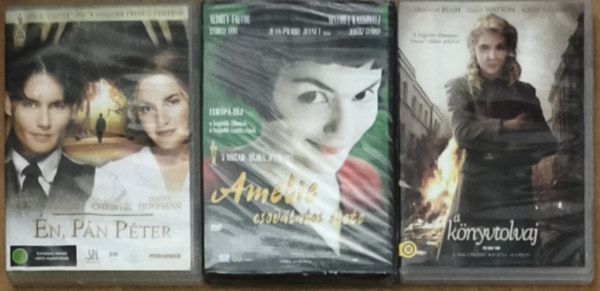 3db k�l�nleges, Oscar-d�jas, Oscar-d�jra jel�lt film DVD - A k�nyvtolvaj, �n, P�n P�ter, Amelie k�l�nleges �lete