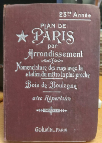 Plan de Paris par Arrondissement (Nomenclature des rues avec la station du mptro la plus proche