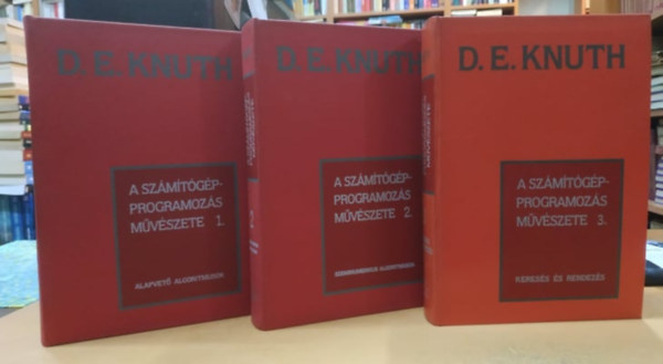 D. E. Knuth - A szmtgpprogramozs mvszete I-III.
