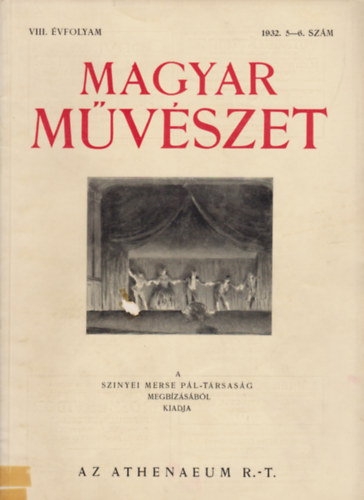 Magyar Mvszet VIII. vfolyam 1932. 5-6. szm