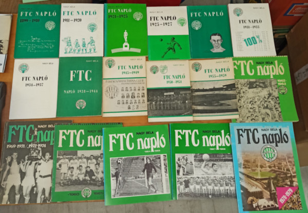 Nagy Bla - FTC napl 1899-1979-ig (17 ktet, teljes)