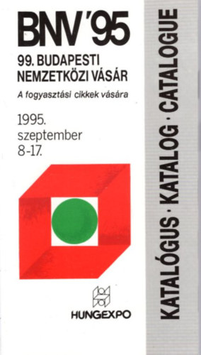 BNV'95 - Katal�gus ( 99. Budapesti Nemzetk�zi V�s�r ) 1995