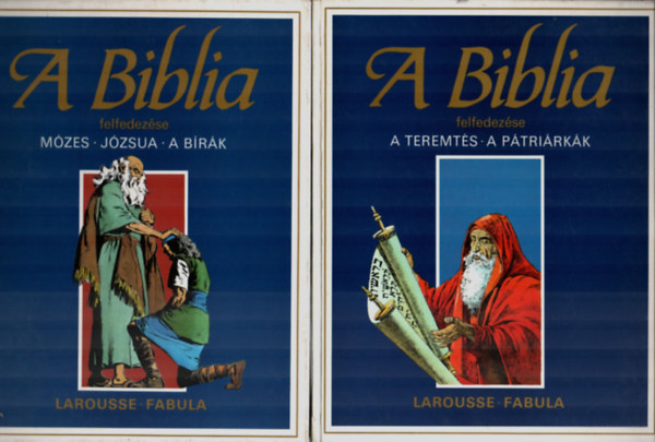�tienne Dahler (feldolg.) - 2 db A biblia felfedez�se: A teremt�s - A P�tri�rk�k + M�zes -  J�zsua - A b�r�k