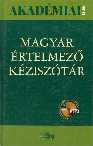 Magyar rtelmez kzisztr (CD nlkl)