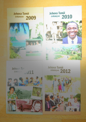 4 db Jehova Tani vknyv: 2009, 2010, 2011, 2012