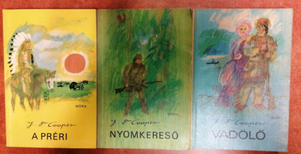 J. F. Cooper - A pr�ri - Vad�l� - Nyomkeres� /3 k�tet/