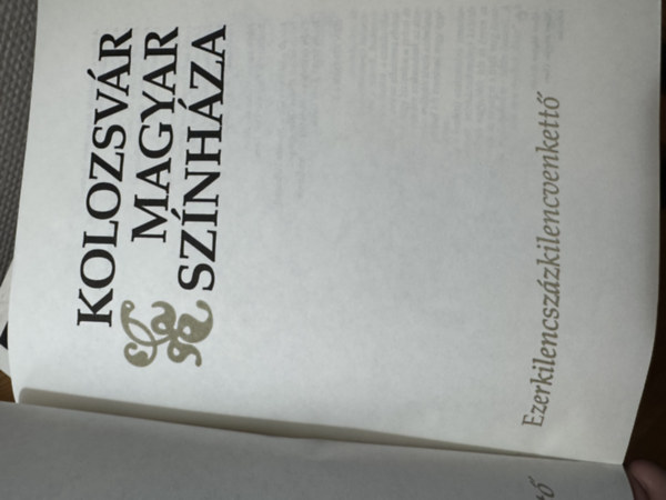 K�ntor-K�t�-Visky - Kolozsv�r magyar sz�nh�za